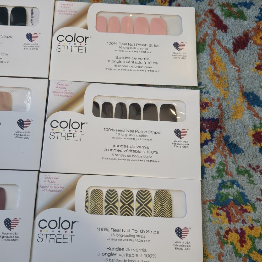 Lot‎ of 9 Color Street Nail Polish Strips 100% Real Polish Mix Sealed - Picture 4 of 6